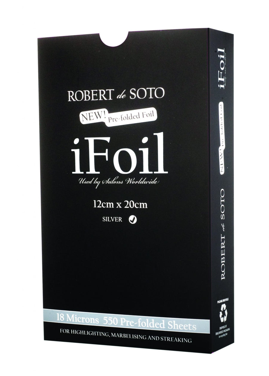 Robert de Soto iFoil 18 Micron Prefolded Silver Foil 12 X 20CM 550PC