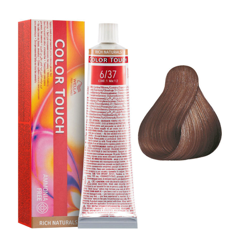 Color Touch 6/37 Dark Blonde Gold Brown 60 mL