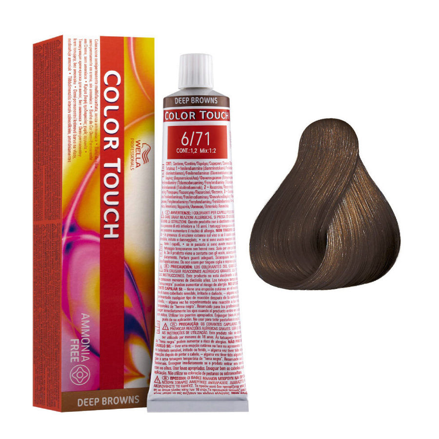 Color Touch 6/71 Dark Blonde Brown Ash 60 mL
