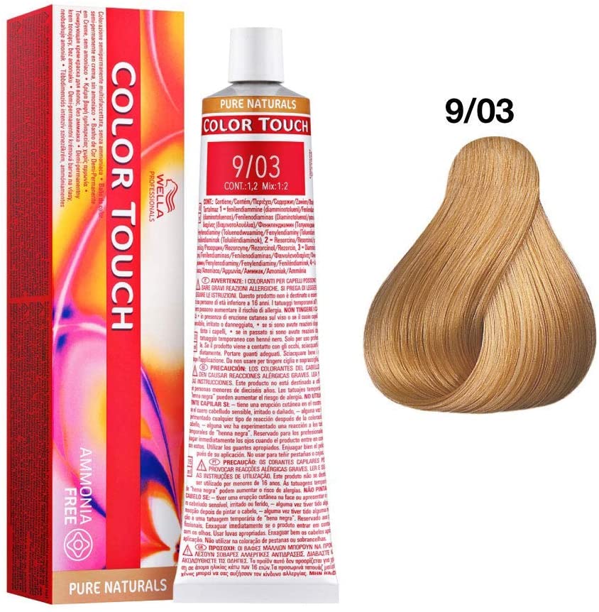 Color Touch 9/03 Very Light Blonde Natural Gold 60 mL