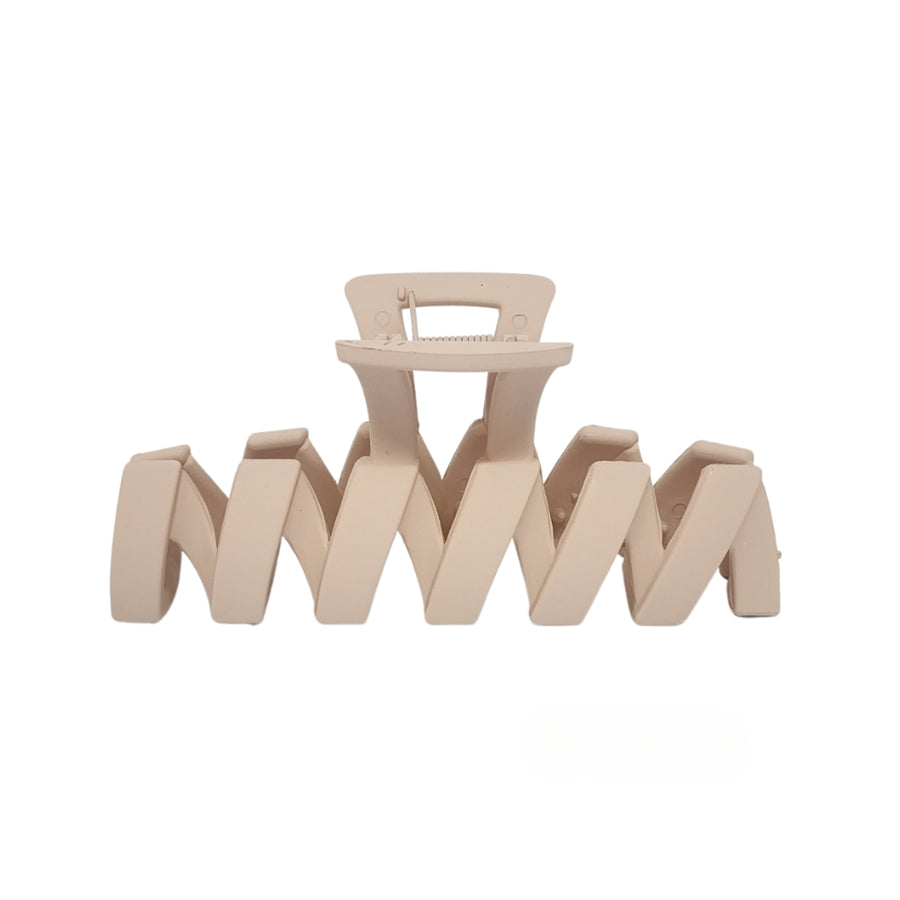 Claw Clip – Geometric Dusty Pink