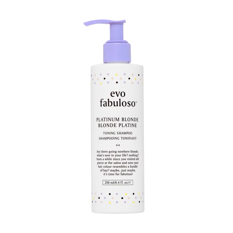 Evo Fabuloso Platinum Blonde Toning Shampoo 250ml