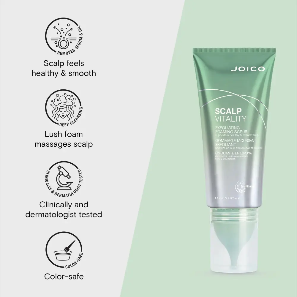 Joico Scalp Vitality Exfoliating Foaming Scrub 177ml