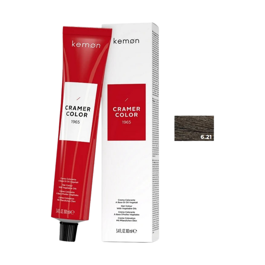 Kemon Cramer Color 6.21 Dark Beige Ash Blonde 100ml