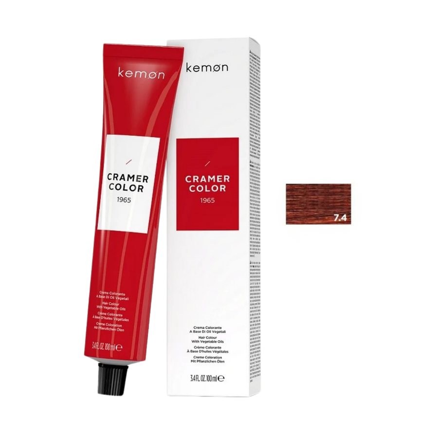 Kemon Cramer Color 7.4 Copper Blonde 100ml