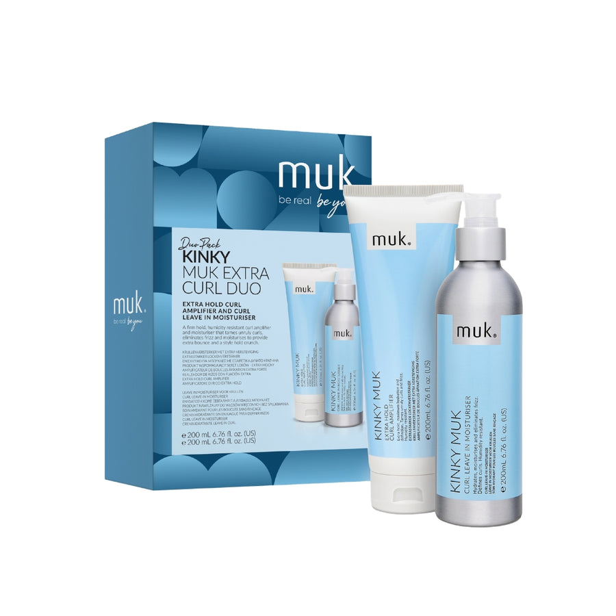Muk Kinky Extra Curl Duo (Extra Hold Curl Amplifier and Leave in Moisturiser)