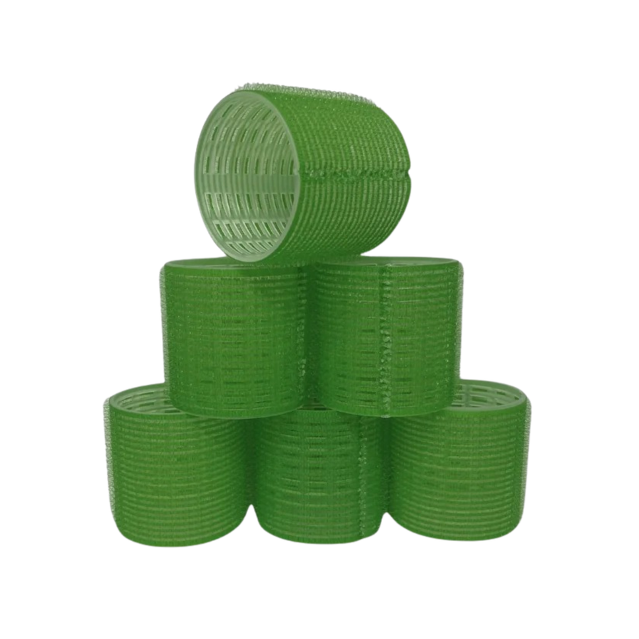 Velcro Rollers Green Pk 6 60mm