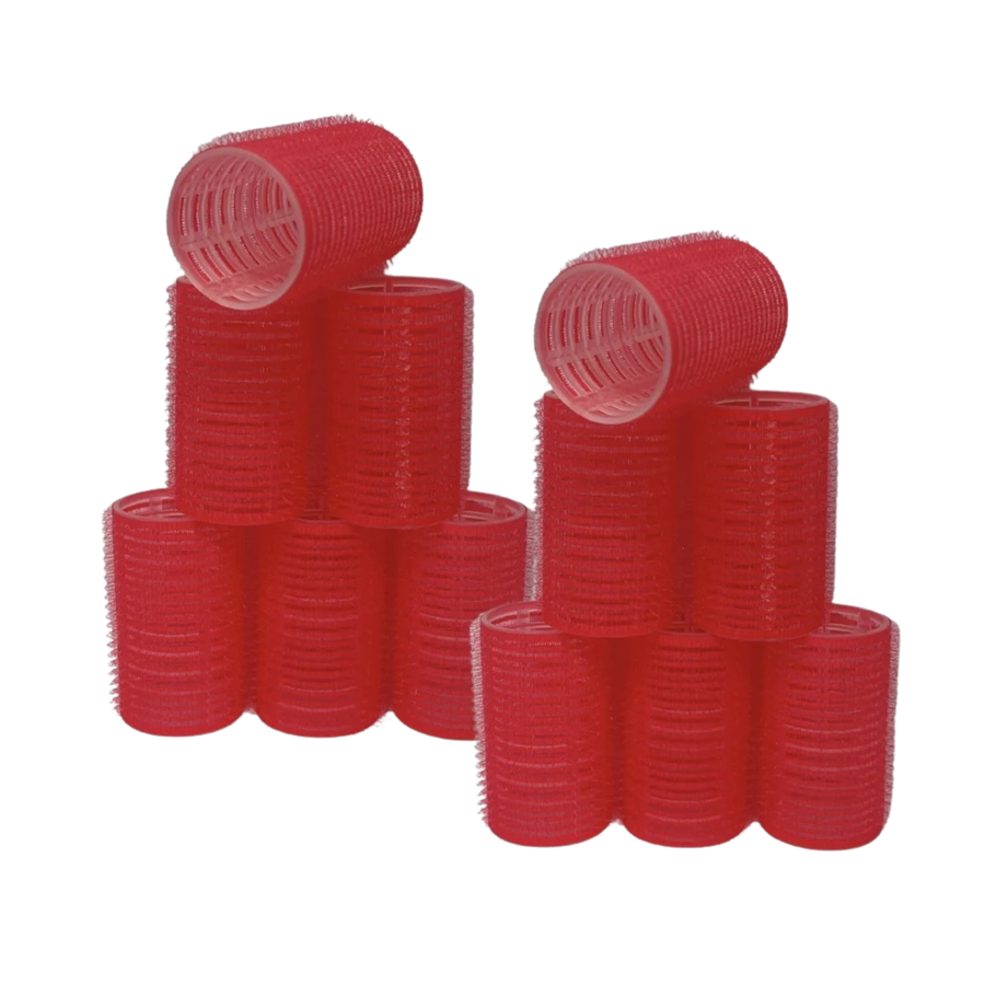 Velcro Rollers Red Pk 12 36mm