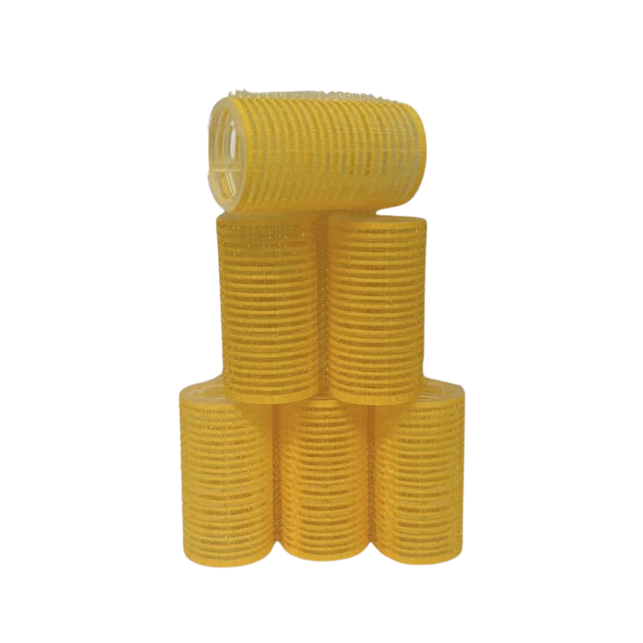 Velcro Rollers Yellow Pk 6 33mm