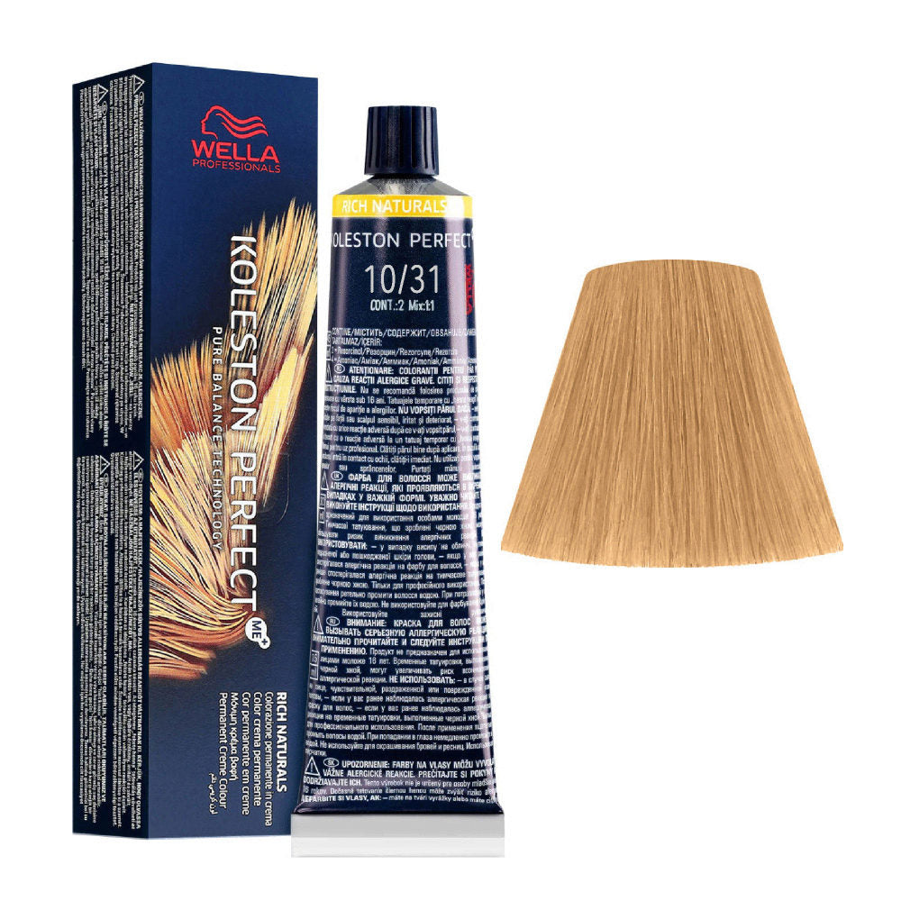 Koleston Perfect Me+ 10/31 Lightest Blonde Gold Ash 60 g