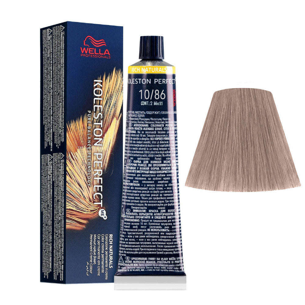 Koleston Perfect Me+ 10/86 Lightest Blonde Pearl Violet 60 g