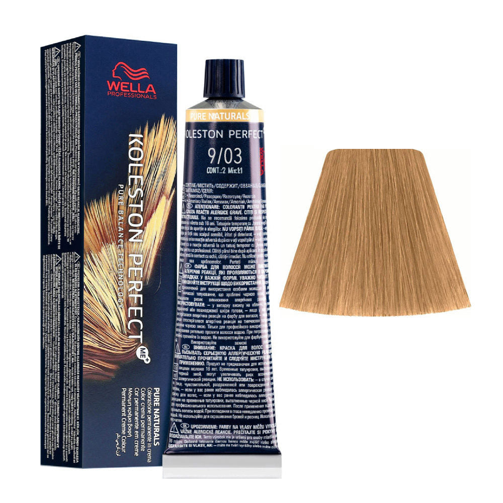 Koleston Perfect Me+ 9/03 Very Light Blonde Natural Gold 60 g