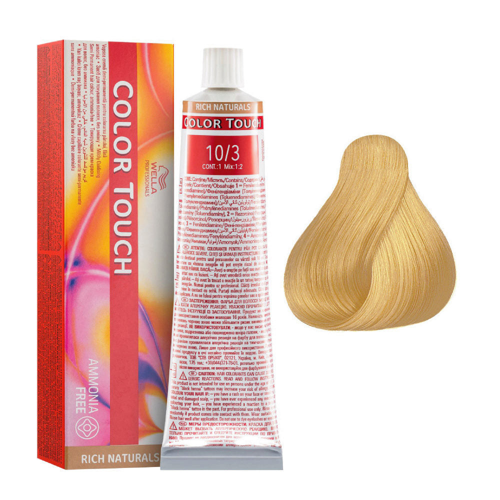 Color Touch 10/3 Lightest Blonde Gold 60 mL