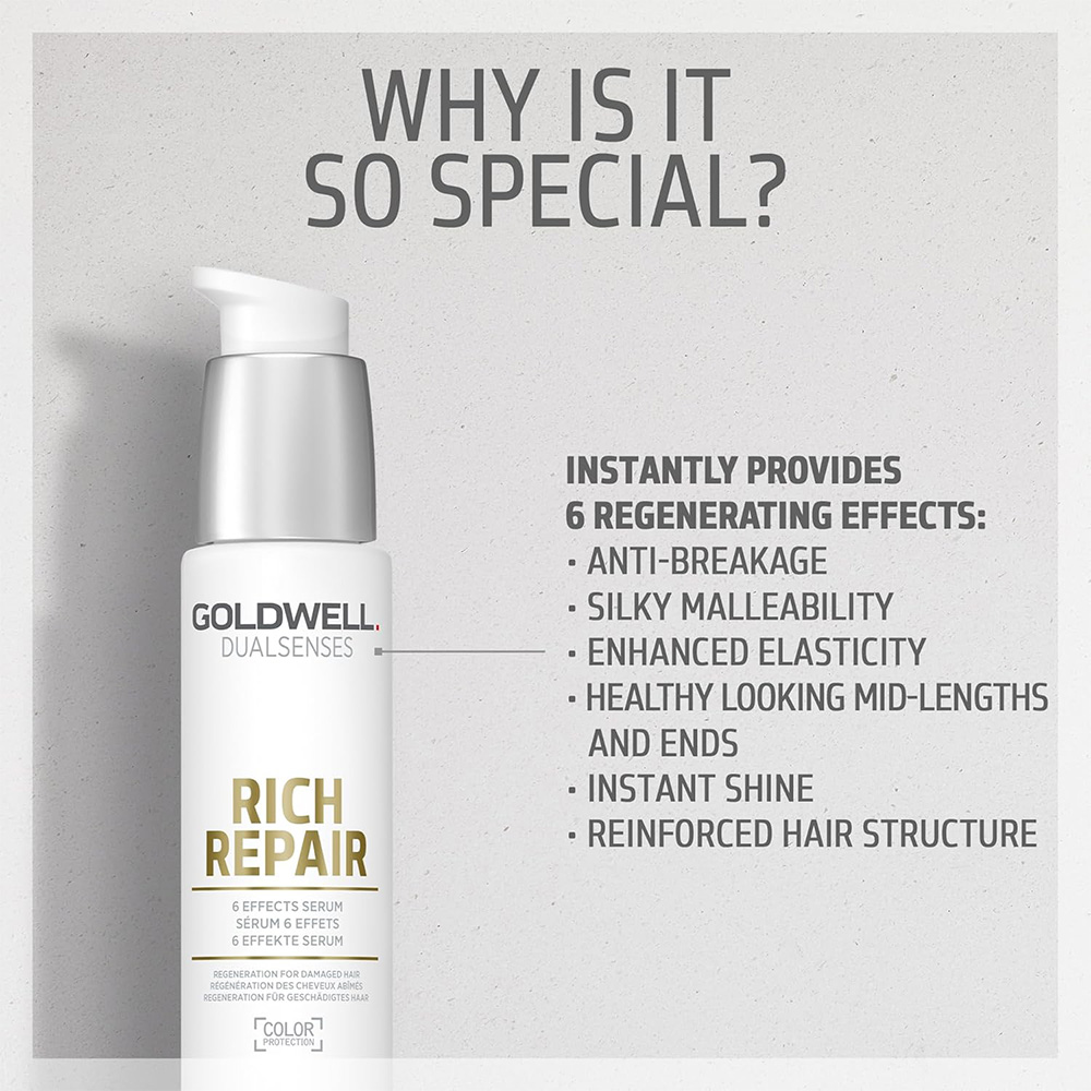 Goldwell Rich Repair 6 Effects Serum 100ml - Image 4