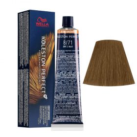 Koleston Perfect Me+ 8/71 Light Blonde Brown Ash 60 g