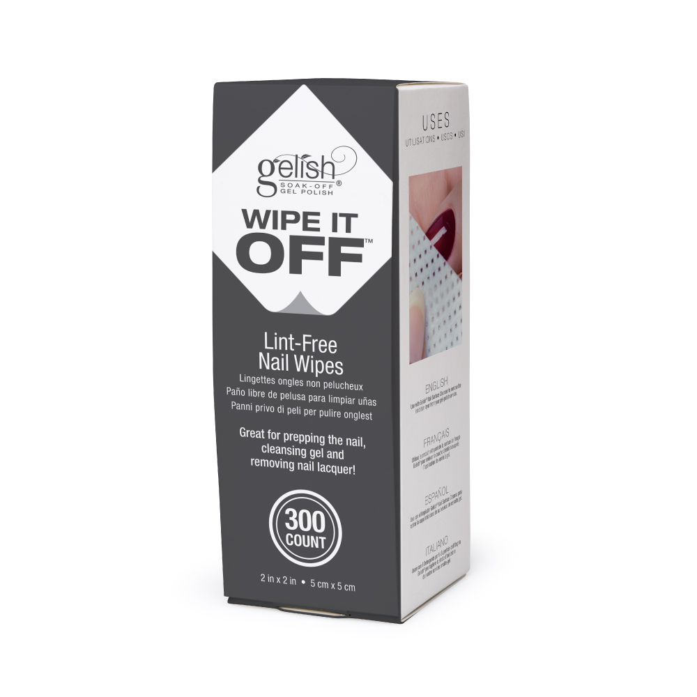 Gelish Wipe It Off - Lint Free Nail Wipes 300pc