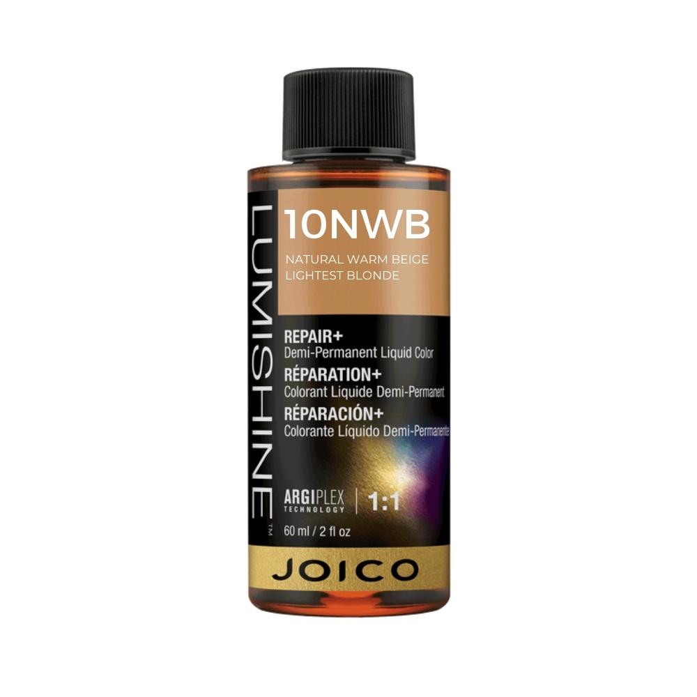 Joico Lumishine Liquid Demi 10NWB - Natural Warm Beige Lightest Blonde 60mL