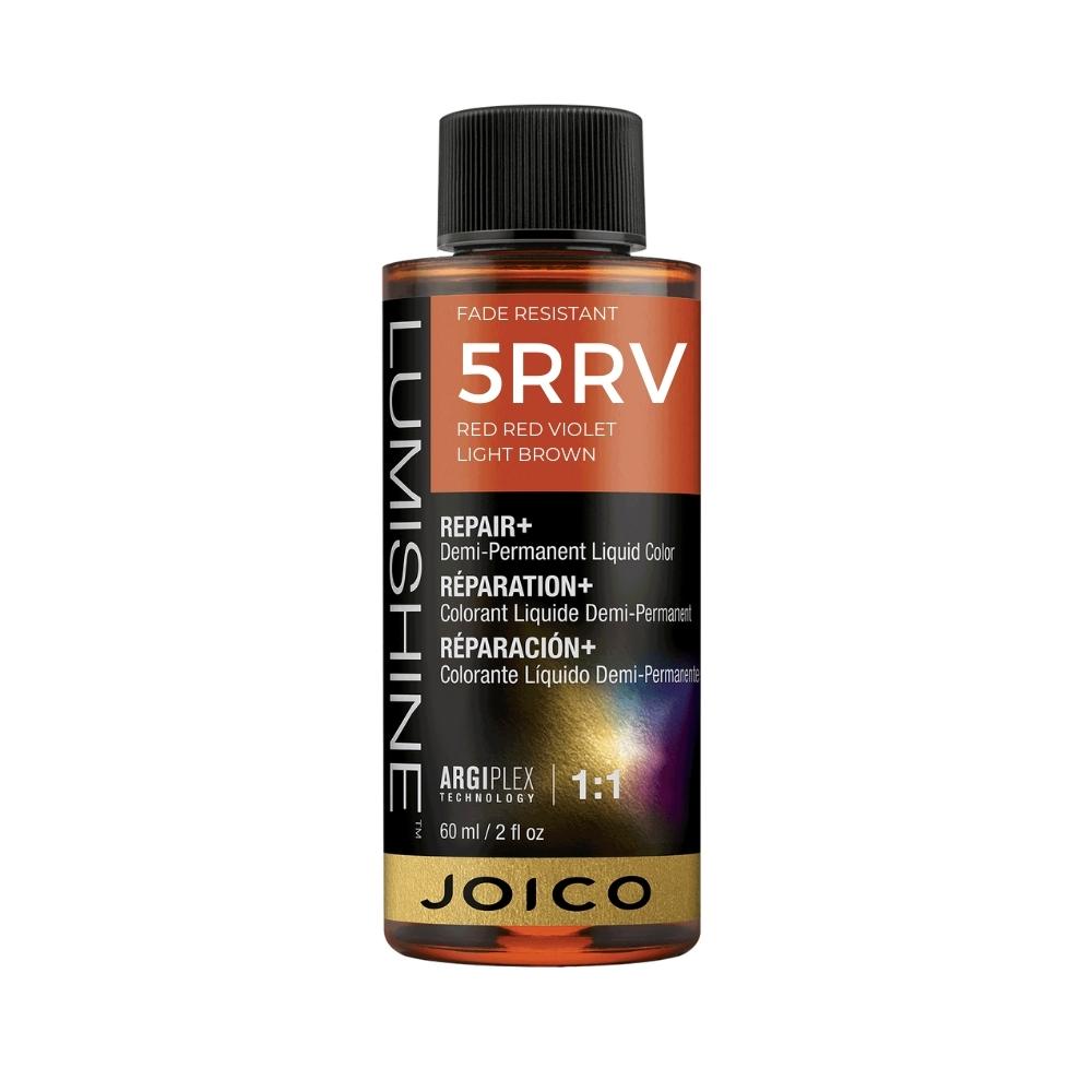 Joico Lumishine Liquid Demi 5RRV Fade-Resistant - Red Red Violet Light Brown 60mL