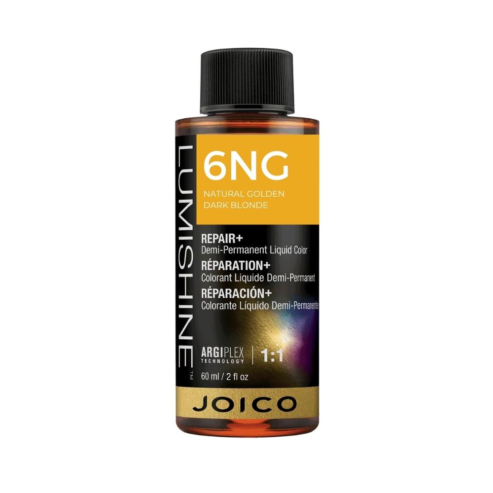 Joico Lumishine Liquid Demi 6NG - Natural Golden Dark Blonde 60mL