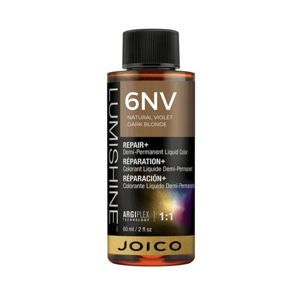 Joico Lumishine Liquid Demi 6NV - Natural Violet Dark Blonde 60mL