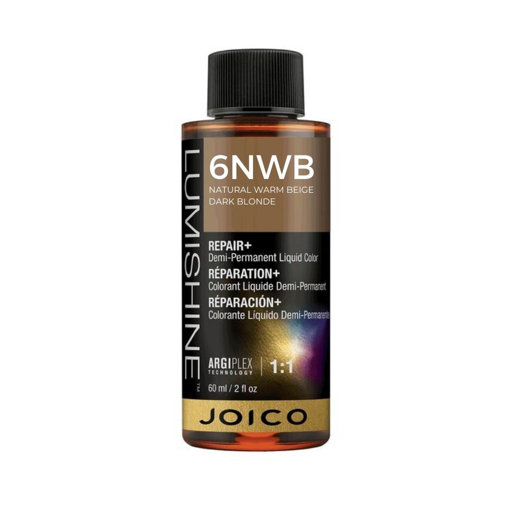 Joico Lumishine Liquid Demi 6NWB - Natural Warm Beige Dark Blonde 60mL