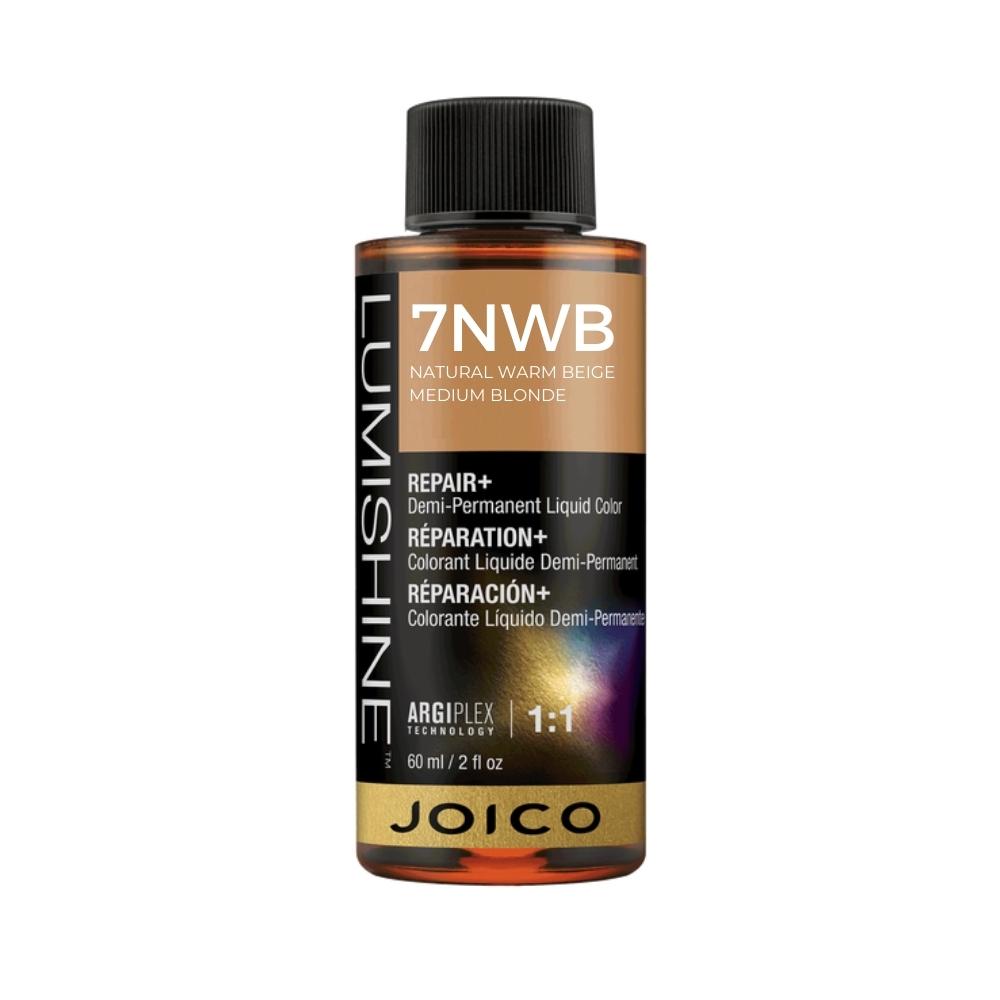 Joico Lumishine Liquid Demi 7NWB - Natural Warm Beige Medium Blonde 60mL