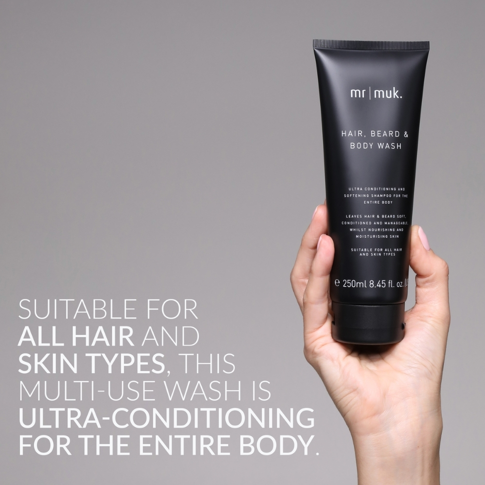 Mr Muk Hair, Beard & Body Wash 250ml - Image 3