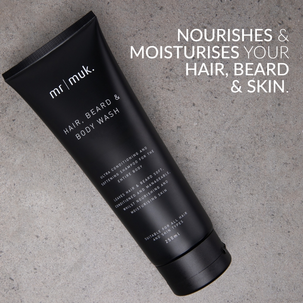 Mr Muk Hair, Beard & Body Wash 250ml - Image 4