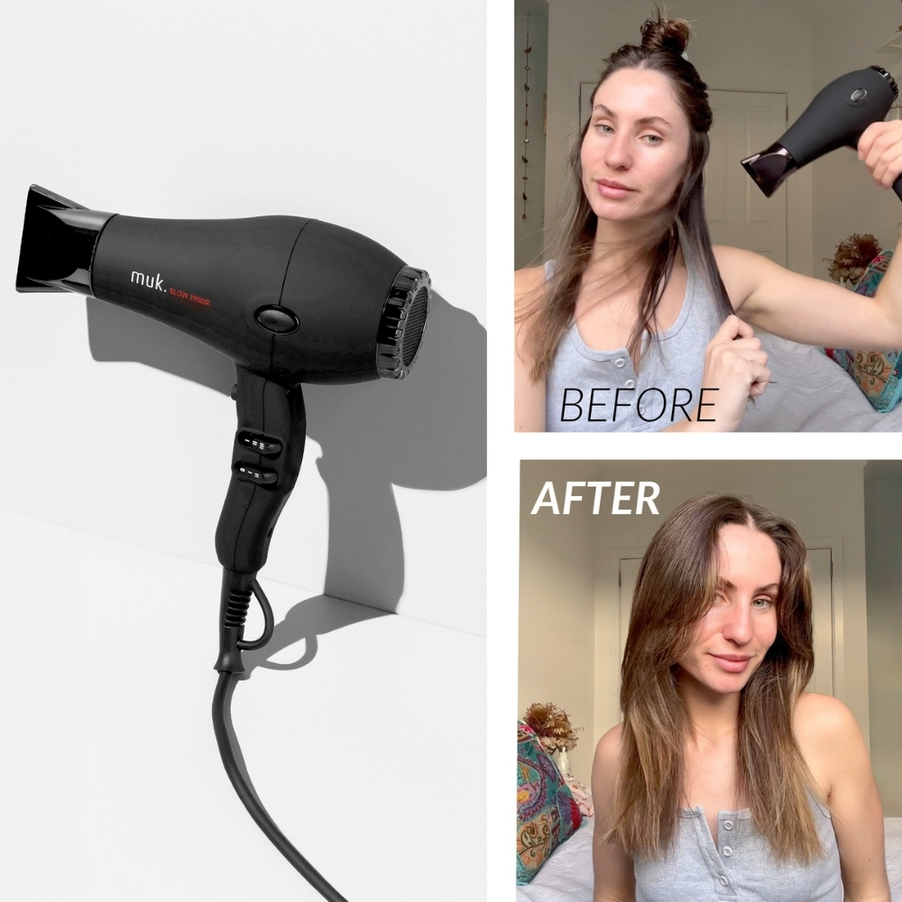 Muk Blow Hair Dryer Matte Black - Image 5