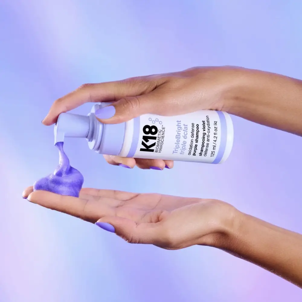 K18 TripleBright Oxidation Defense Purple Shampoo 125ml - Image 3